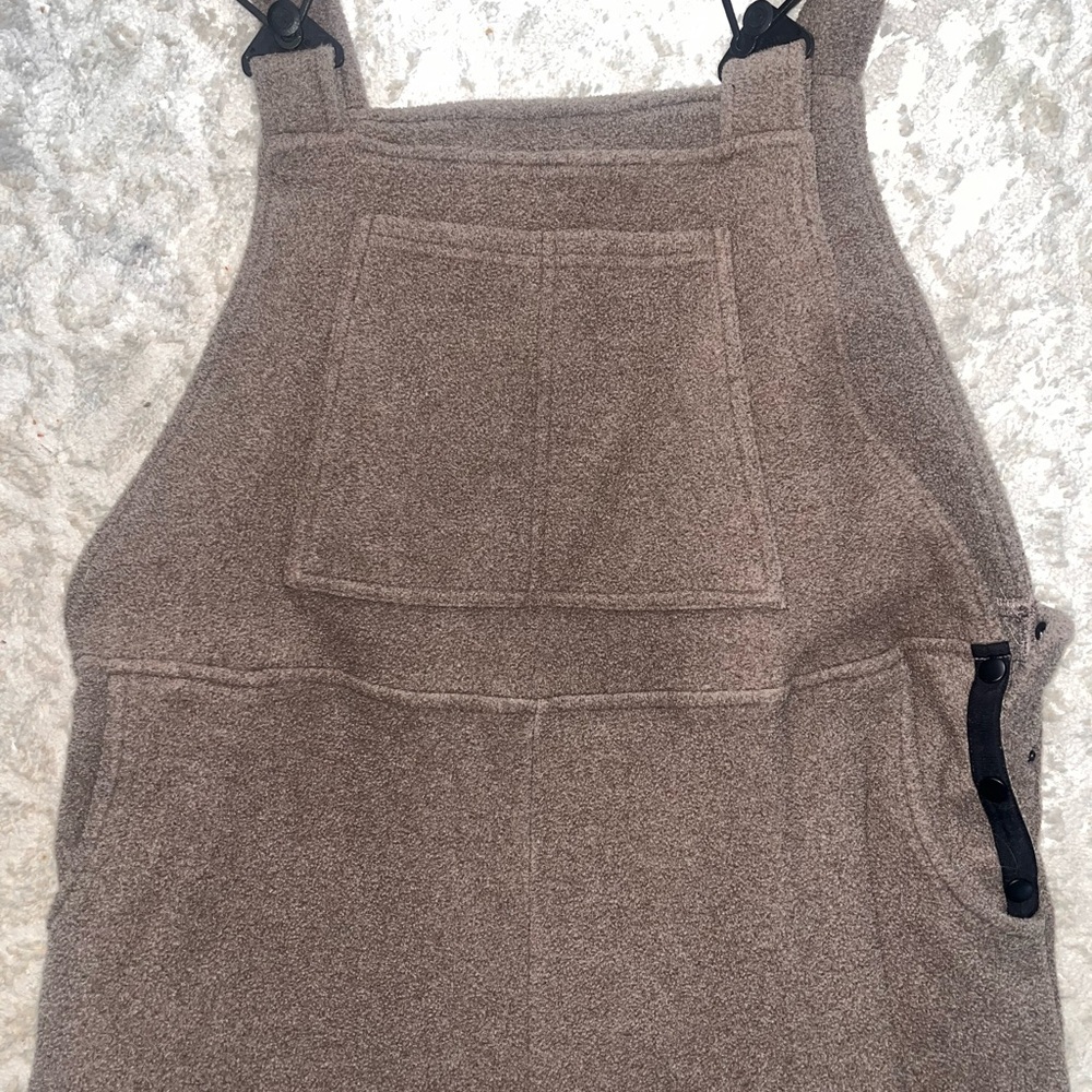 Vintage early winters Taupe bib overalls woman’s size medium - Picture 3 of 4